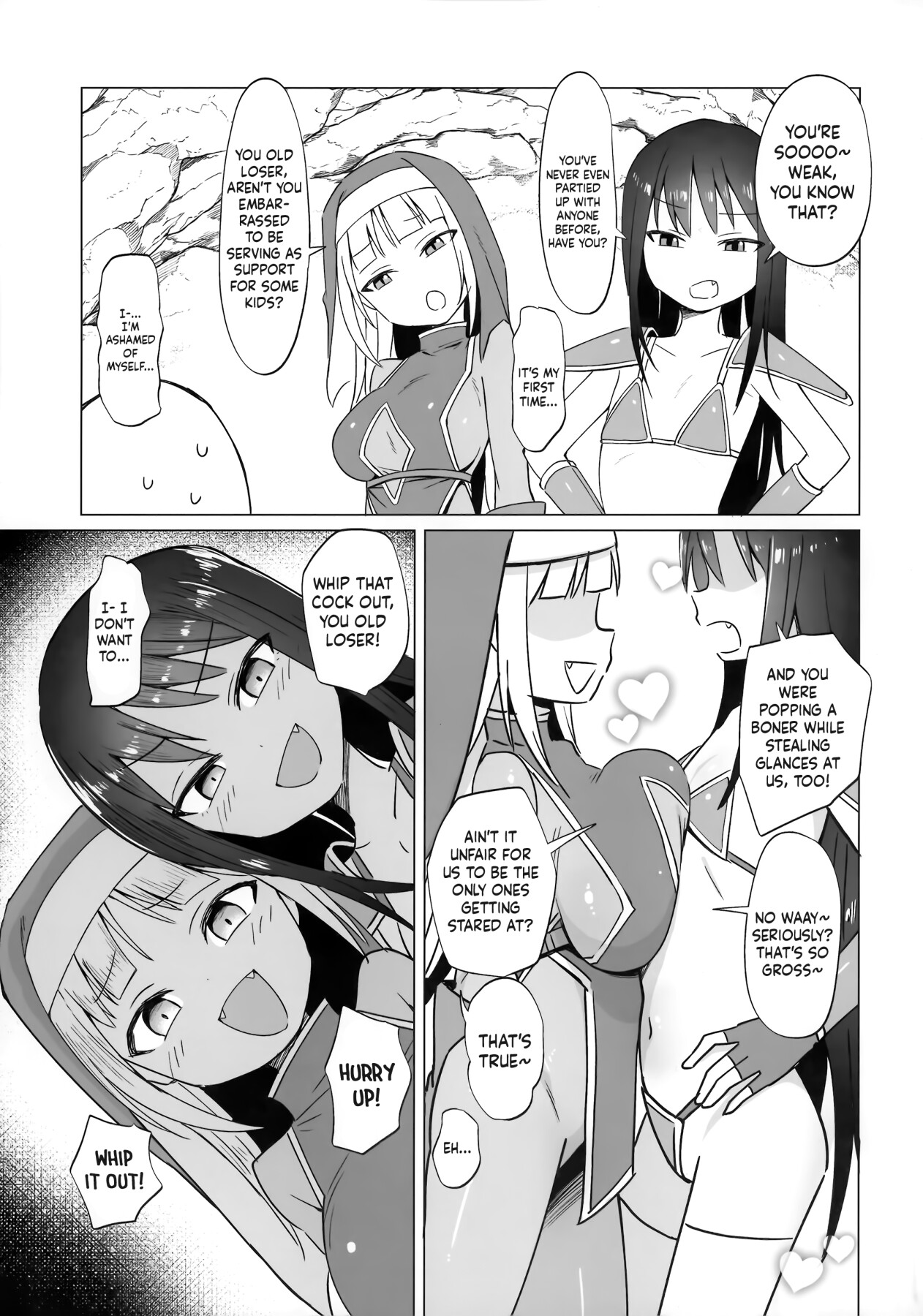 Hentai Manga Comic-The Brat Party and The Correcting Old Man-Read-5